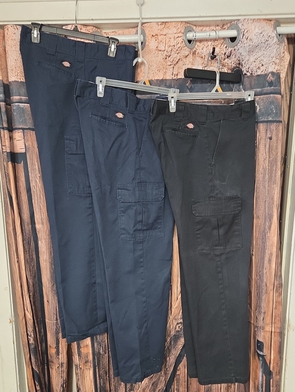Dickies Men’s Cargo Pants - Navy & Black